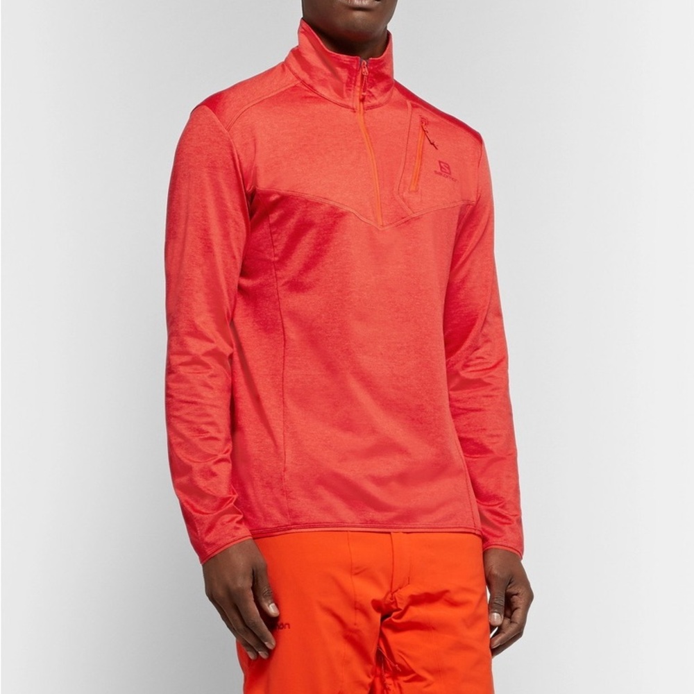 Salomon Discovery Half Zip Performance Fleece Pul… - image 1